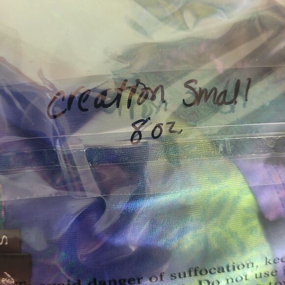 Creation Mixed Media Neon Tunic Top Women's Size Small Colorful Artsy Boho - Picture 12 of 12